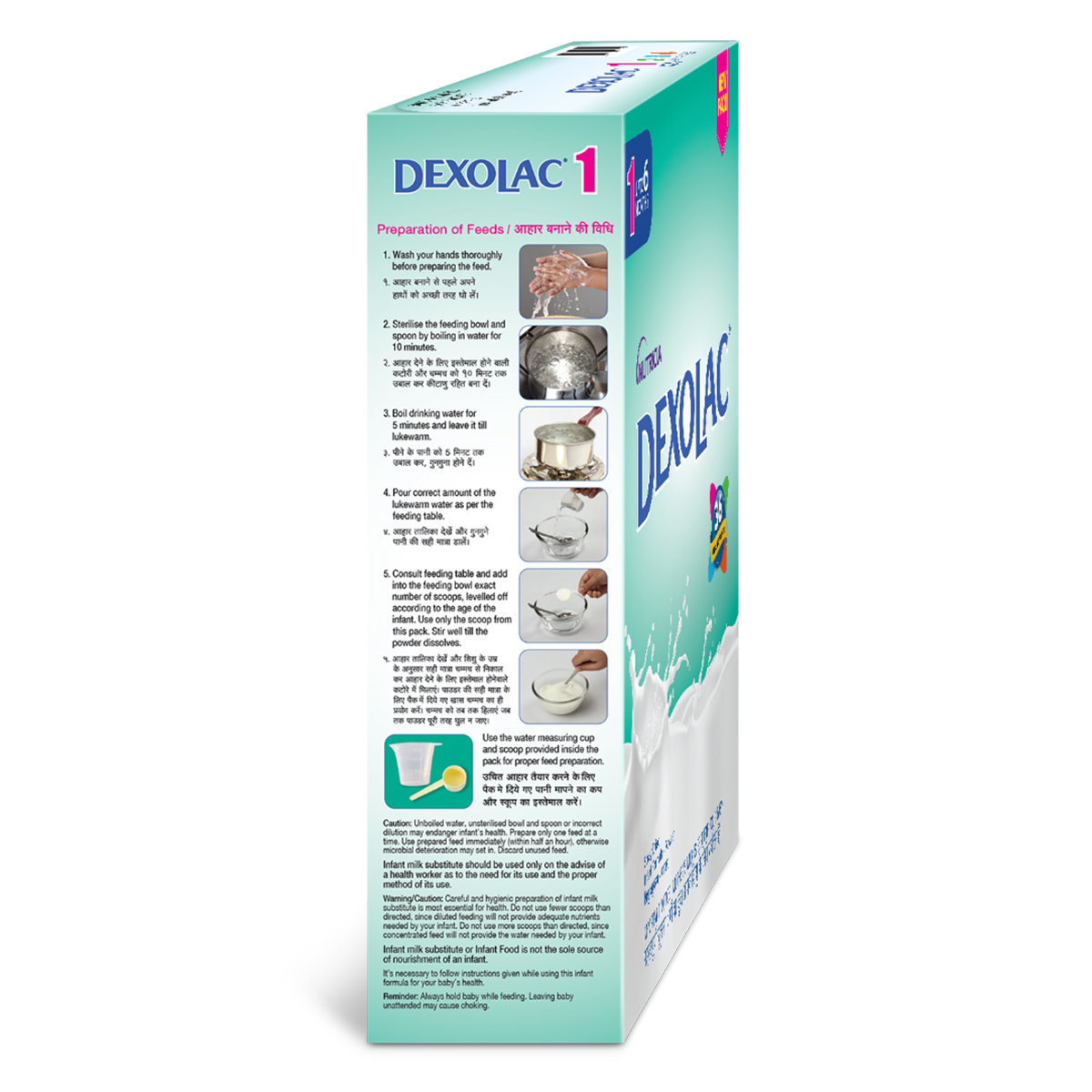 Dexolac Infant Formula Stage 1 Up to 6 Months, 400 gm Refill Pack, Pack of 1 Dexolac Infant Formula Stage 1 Up to 6 Months, 400 gm Refill Pack, Pack of 1