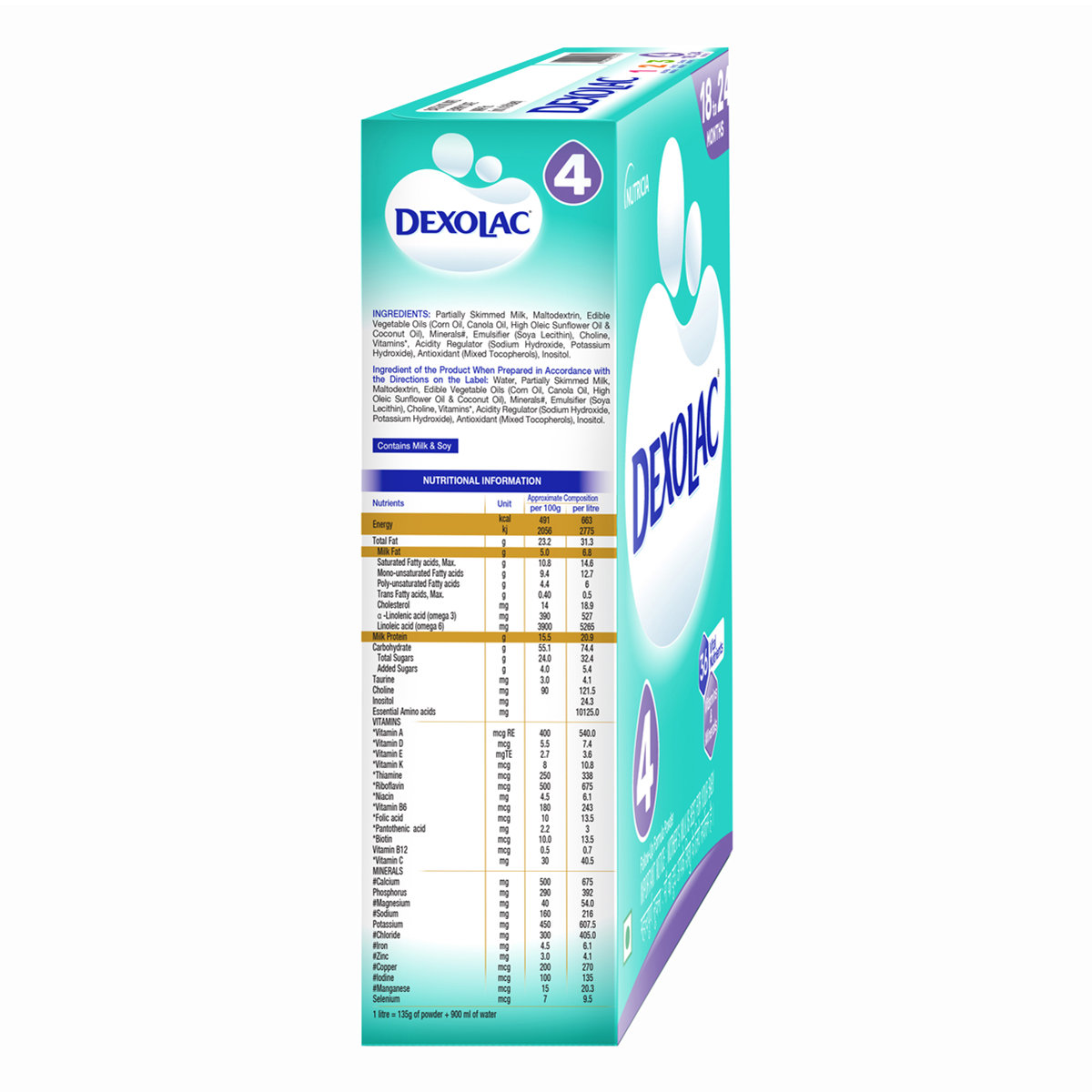 Dexolac Follow-Up Formula Stage 4 Powder (18-24 Months), 400 gm Refill Pack, Pack of 1 Dexolac Follow-Up Formula Stage 4 Powder (18-24 Months), 400 gm Refill Pack, Pack of 1