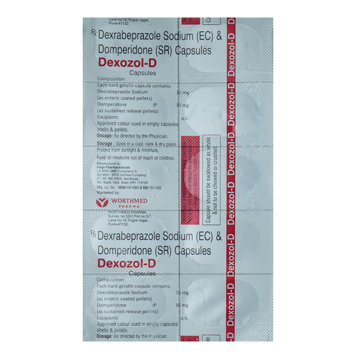 Dexozol-D Capsule 10's, Pack of 10 CAPSULES Dexozol-D Capsule 10's, Pack of 10 CAPSULES