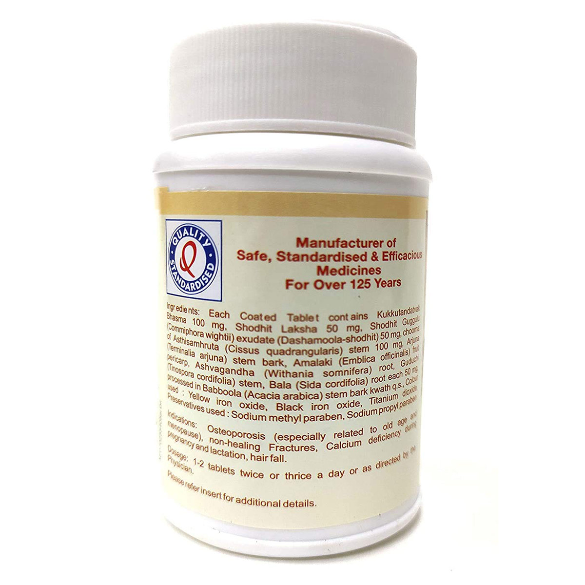 Dhootapapeshwar Asthiposhak, 30 Tablets, Pack of 1 Dhootapapeshwar Asthiposhak, 30 Tablets, Pack of 1