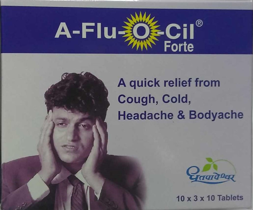 Dhootapapeshwar A Flu-O-Cil Forte, 10 Tablets, Pack of 10 Dhootapapeshwar A Flu-O-Cil Forte, 10 Tablets, Pack of 10