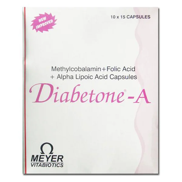 Diabetone-A, 15 Capsules, Pack of 15 CAPSULES