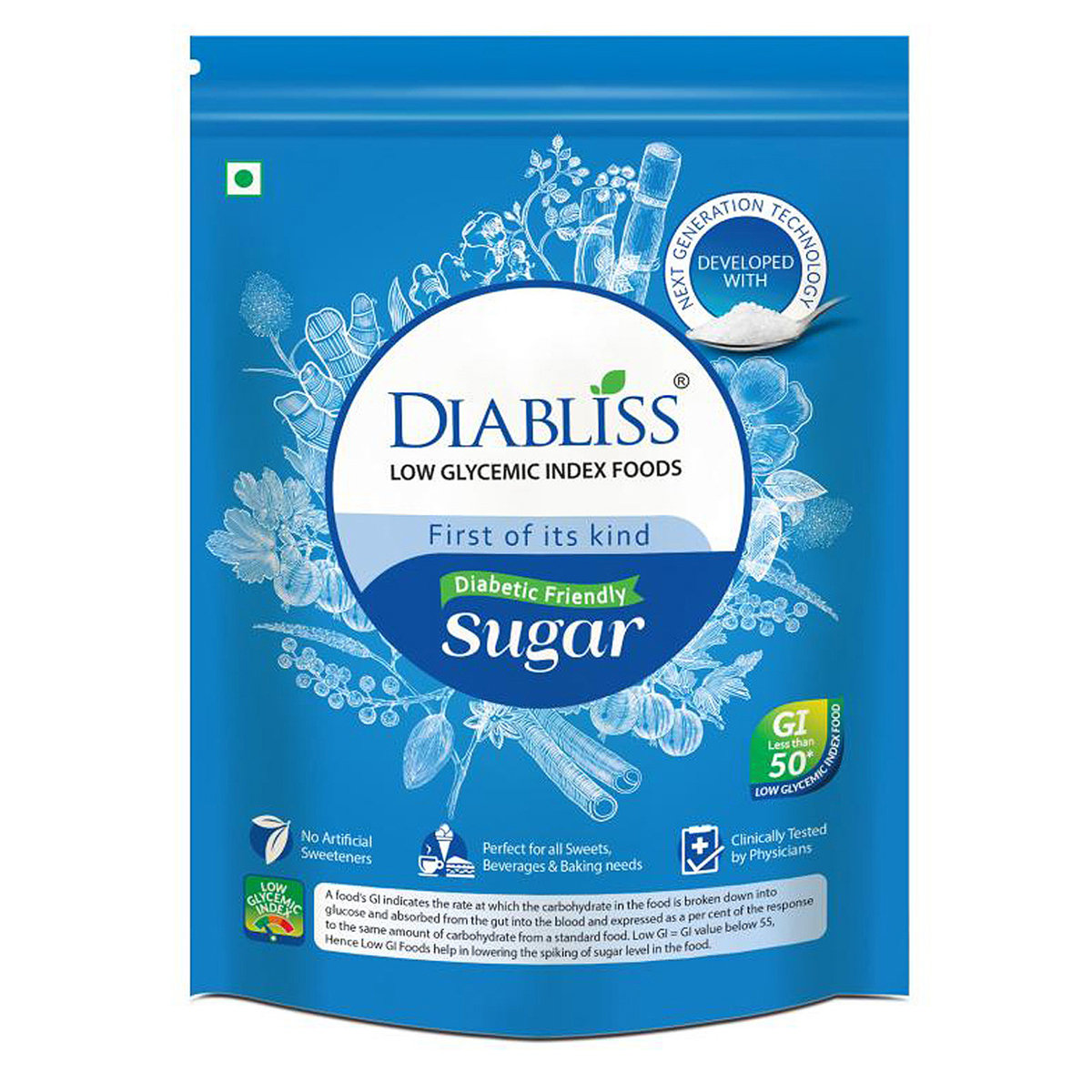 Diabliss Diabetic Friendly Sugar, 500 gm, Pack of 1 Diabliss Diabetic Friendly Sugar, 500 gm, Pack of 1