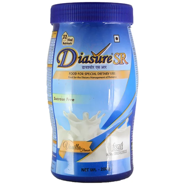 Diasure SR Vanilla Powder 200 gm, Pack of 1