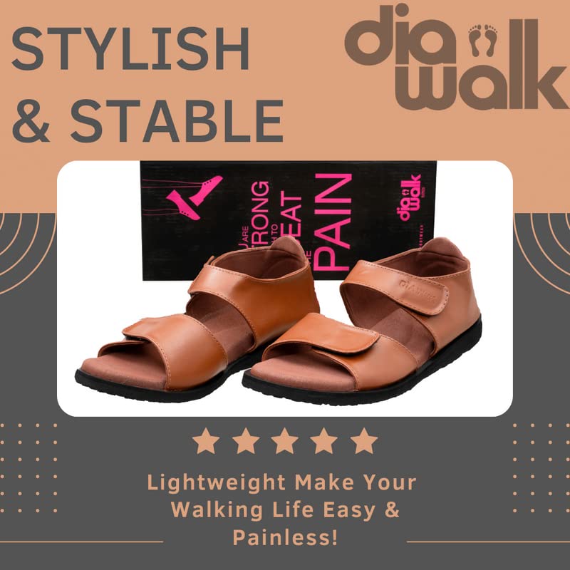 Dr. Sayani's Diabetic Footwear Ladies Sandale-0234, 1 Count, Pack of 1 Dr. Sayani's Diabetic Footwear Ladies Sandale-0234, 1 Count, Pack of 1