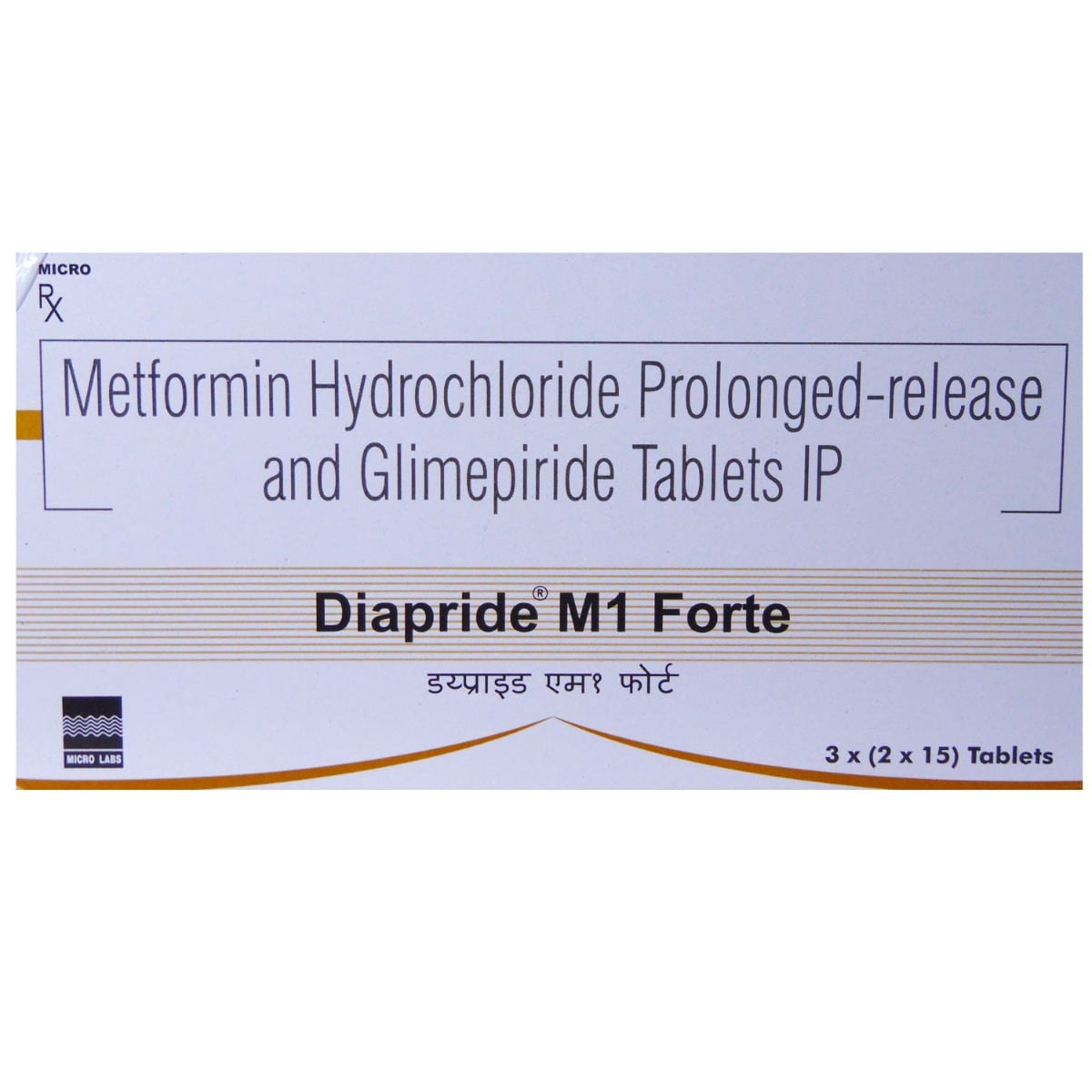 Diapride M1 Forte Tablet 15's, Pack of 15 TABLETS Diapride M1 Forte Tablet 15's, Pack of 15 TABLETS