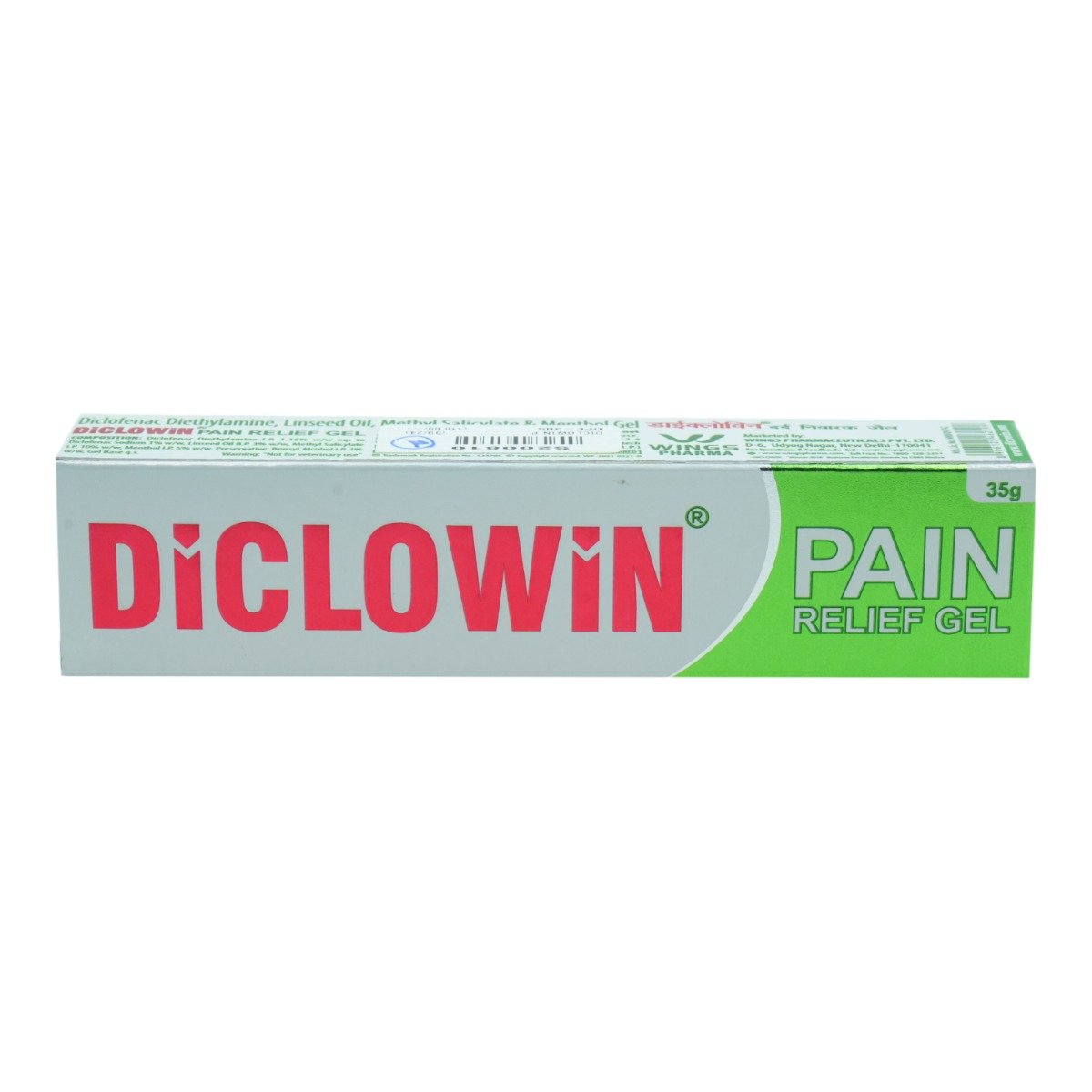 Diclowin Pain Relief Gel 35 gm, Pack of 1 Diclowin Pain Relief Gel 35 gm, Pack of 1