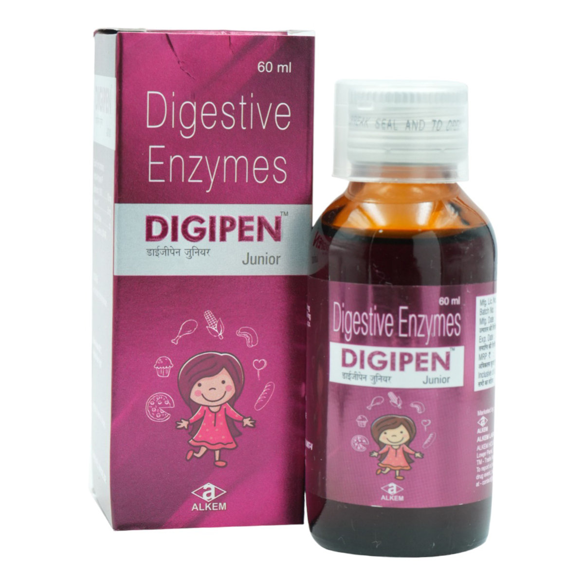 Digipen Junior Syrup 60 ml, Pack of 1 SYRUP Digipen Junior Syrup 60 ml, Pack of 1 SYRUP