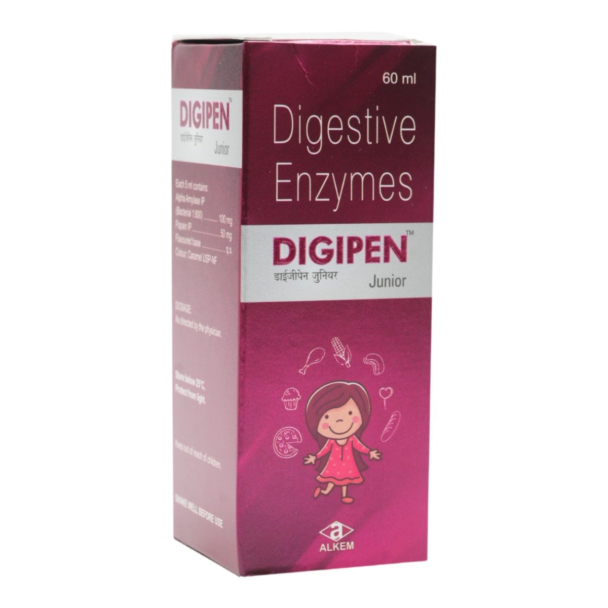 Digipen Junior Syrup 60 ml, Pack of 1 SYRUP Digipen Junior Syrup 60 ml, Pack of 1 SYRUP