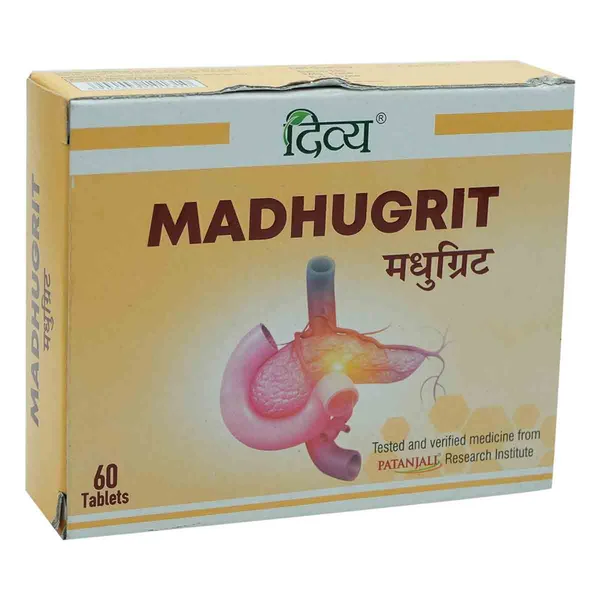 Patanjali Divya Madhugrit, 60 Tablets, Pack of 1