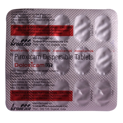 Doloxicam 20mg Dt Tablet 15's, Pack of 15 TabletS