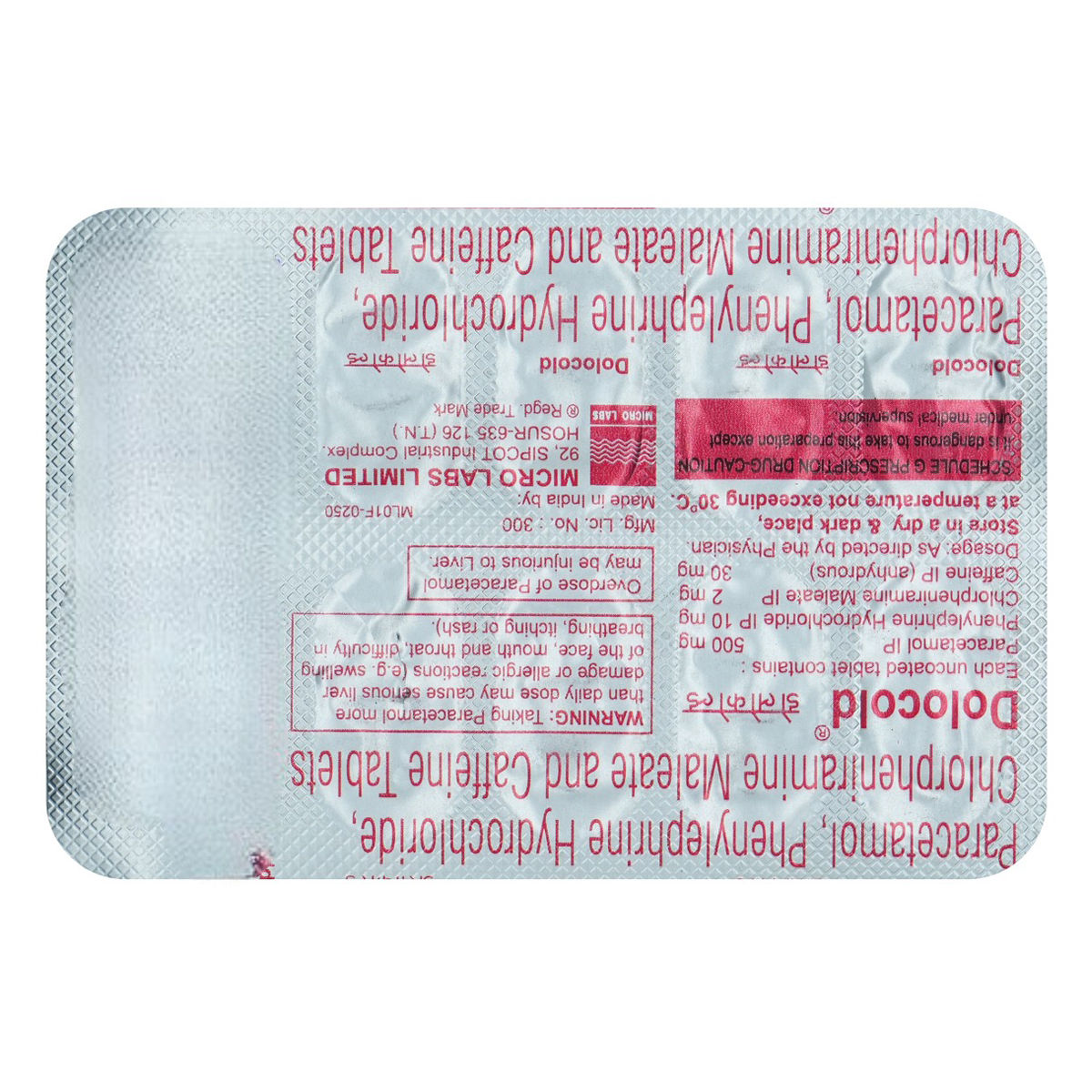 Buy Dolocold Tablet 10's Online