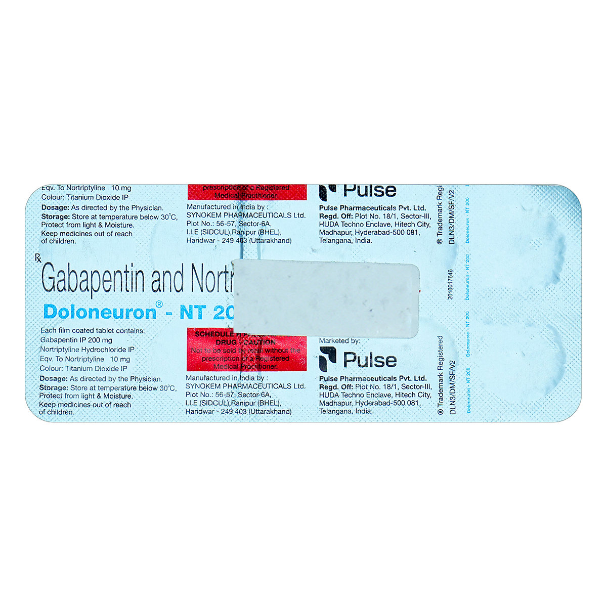 Doloneuron-NT 200 Tablet 10's, Pack of 10 TabletS Doloneuron-NT 200 Tablet 10's, Pack of 10 TabletS