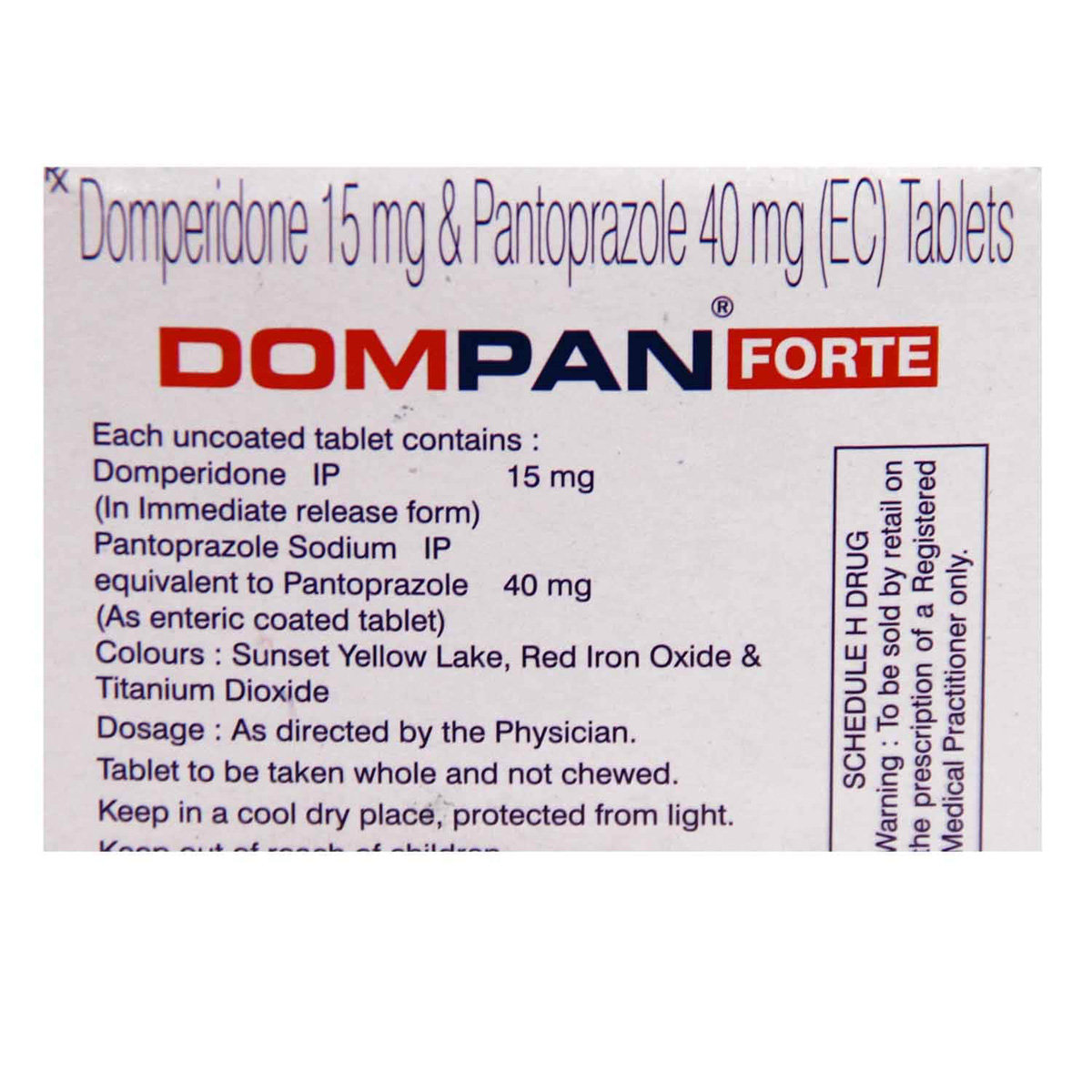 Dompan Forte Tablet 10's, Pack of 10 Dompan Forte Tablet 10's, Pack of 10