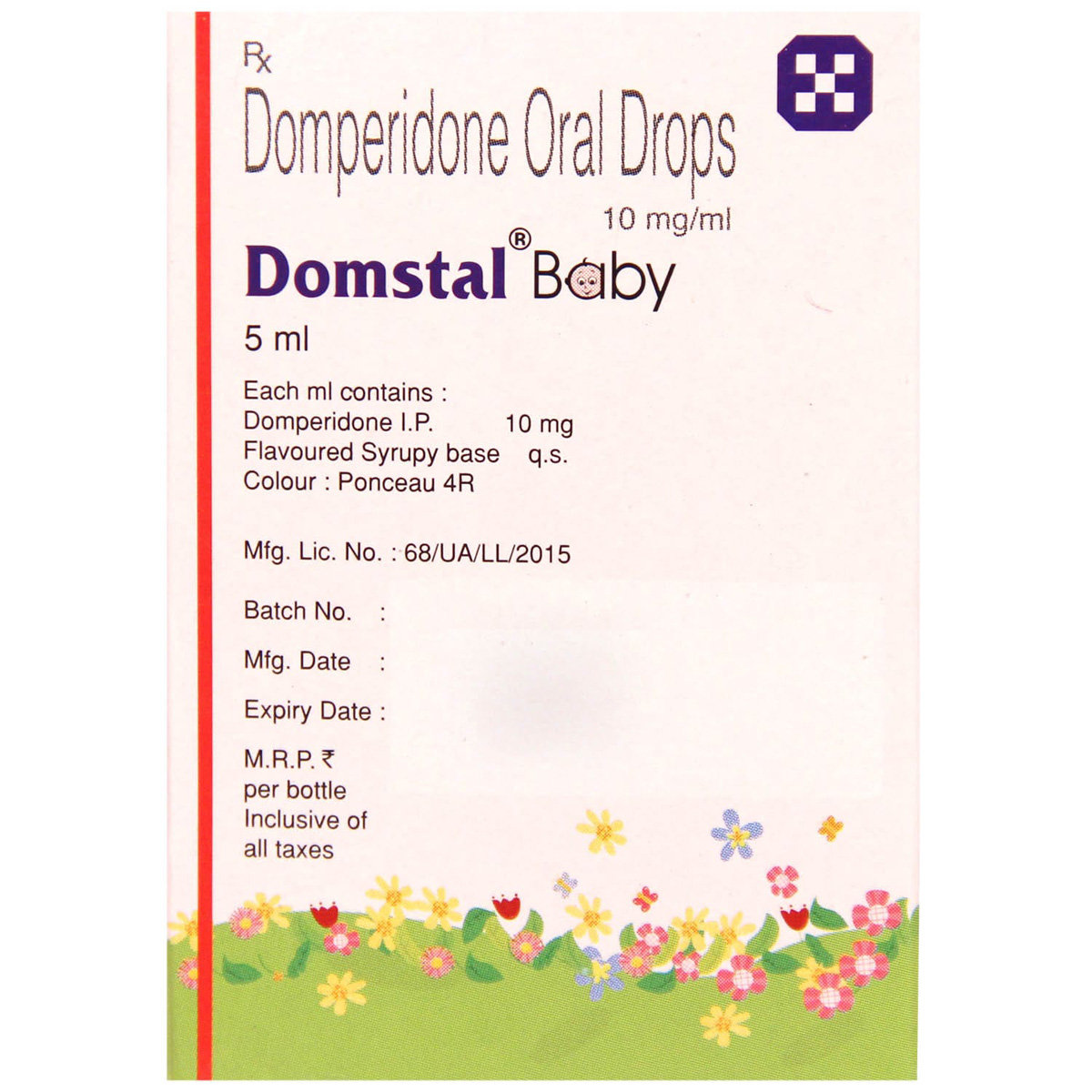 Domstal Baby Oral Drops 5 ml, Pack of 1 Drops Domstal Baby Oral Drops 5 ml, Pack of 1 Drops