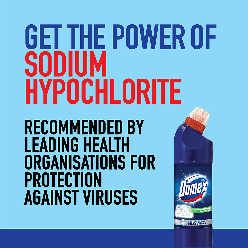 Domex Disinfectant Toilet Cleaner, 500 ml, Pack of 1 Domex Disinfectant Toilet Cleaner, 500 ml, Pack of 1