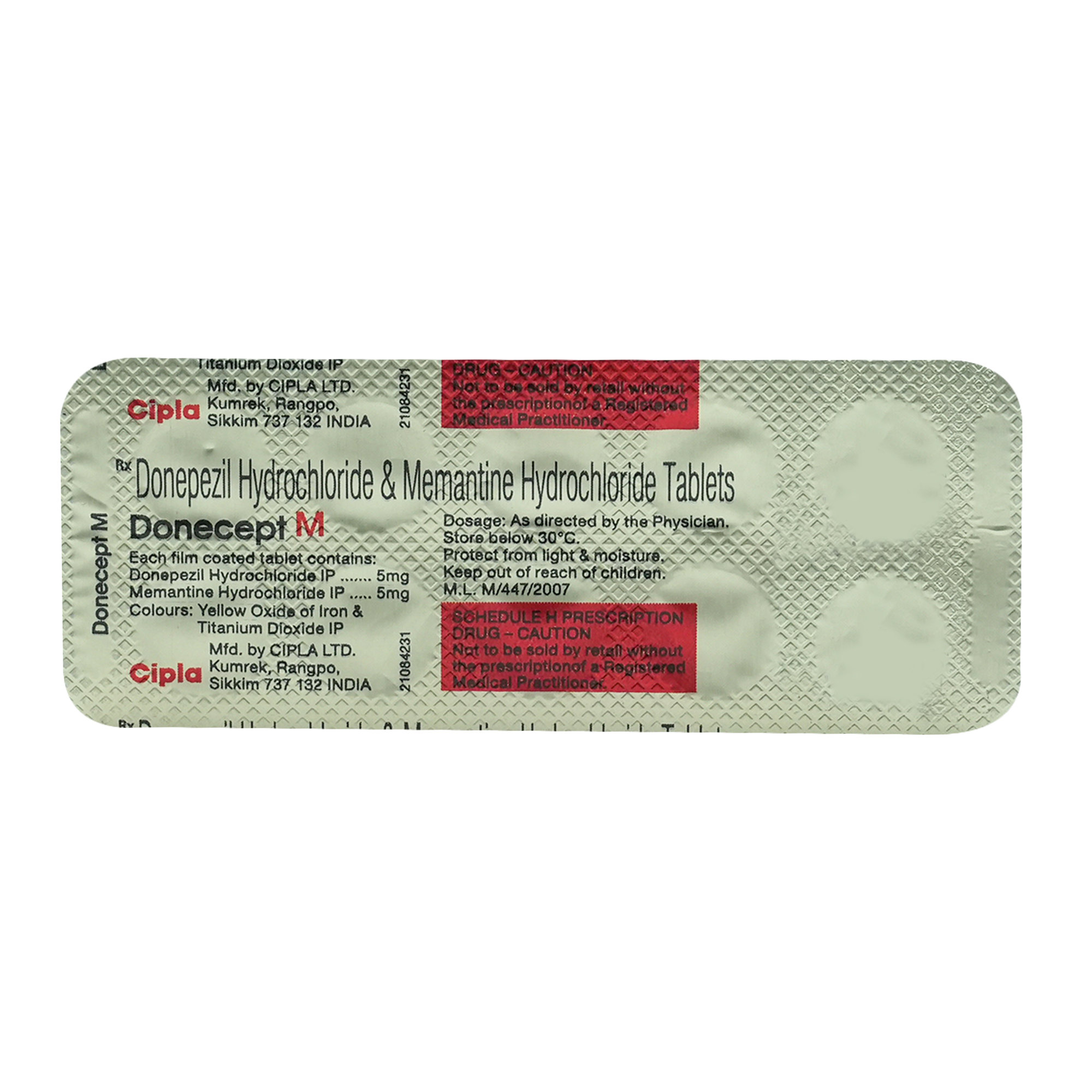 Donecept M Tablet 10's, Pack of 10 TabletS Donecept M Tablet 10's, Pack of 10 TabletS