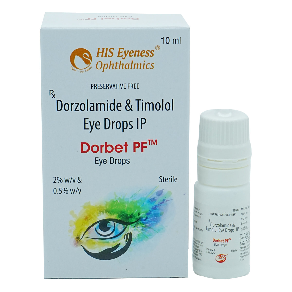 Dorbet PF Eye Drops 10 ml, Pack of 1 Dorbet PF Eye Drops 10 ml, Pack of 1