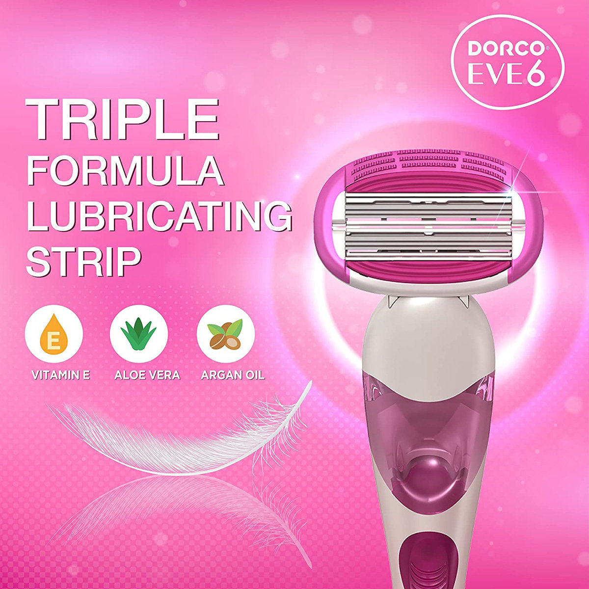 Dorco Eve 6 Cartridges, 2 Count, Pack of 1 Dorco Eve 6 Cartridges, 2 Count, Pack of 1