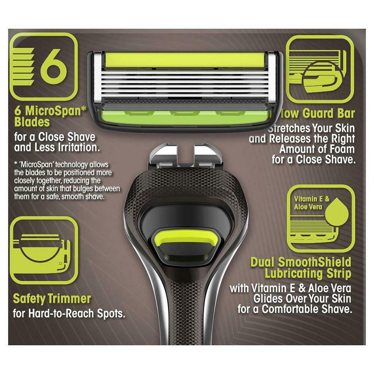 Dorco Pace Pro 6 Razor+Cartridge, 2 Count, Pack of 1 Dorco Pace Pro 6 Razor+Cartridge, 2 Count, Pack of 1