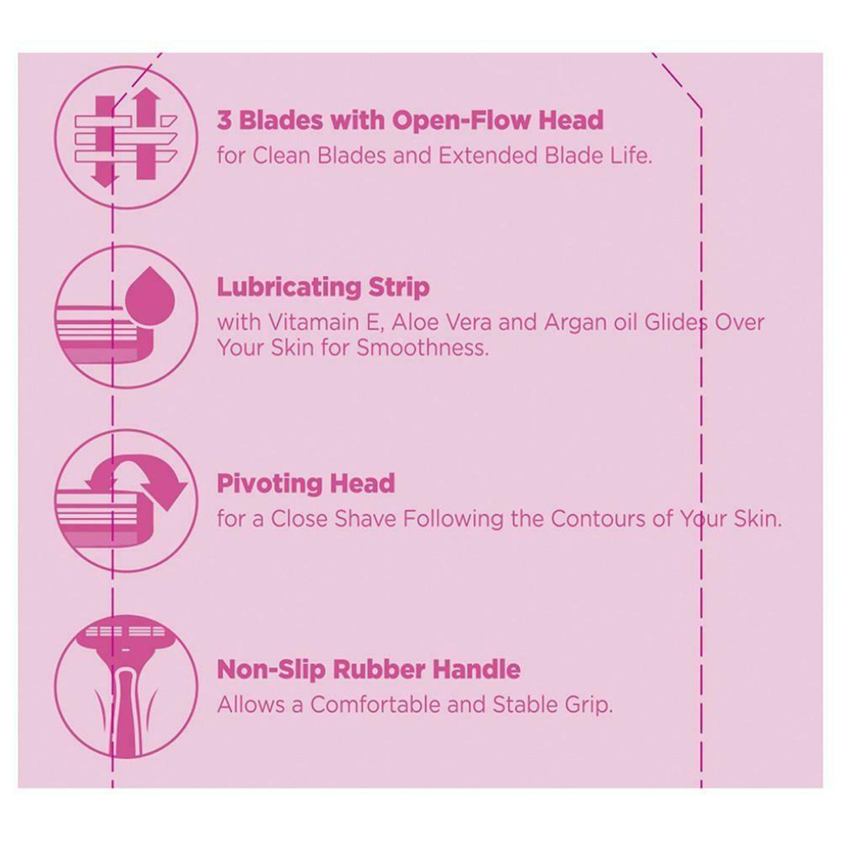 Dorco Eve Fit 3 Razor, 3 Count, Pack of 1 Dorco Eve Fit 3 Razor, 3 Count, Pack of 1