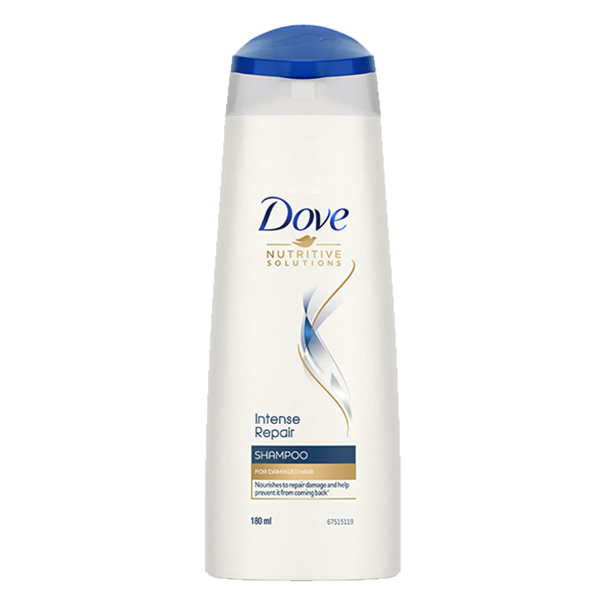Dove Intense Repair Shampoo, 180 ml, Pack of 1 Dove Intense Repair Shampoo, 180 ml, Pack of 1