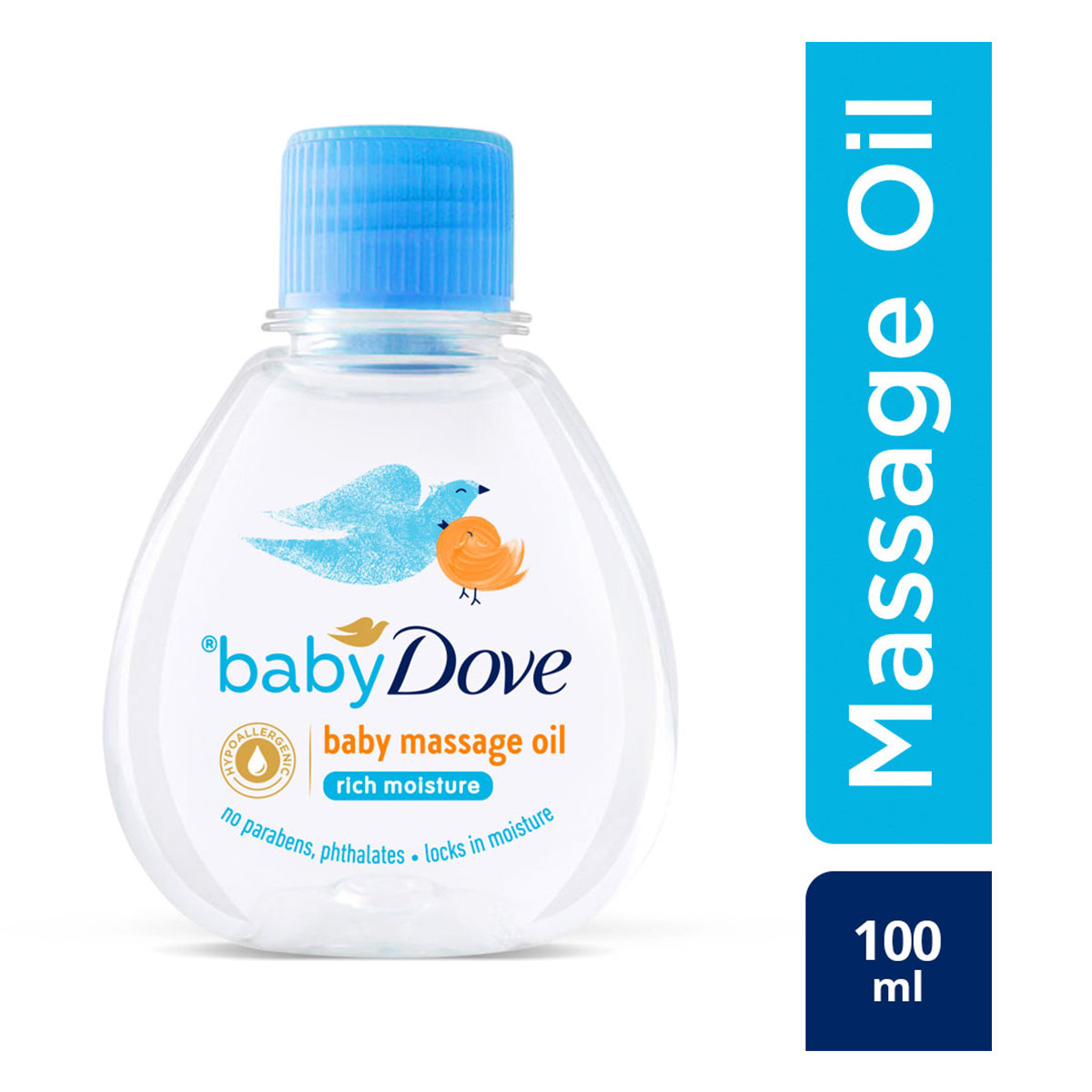 Baby Dove Rich Moisture Baby Massage Oil, 100 ml, Pack of 1 Baby Dove Rich Moisture Baby Massage Oil, 100 ml, Pack of 1
