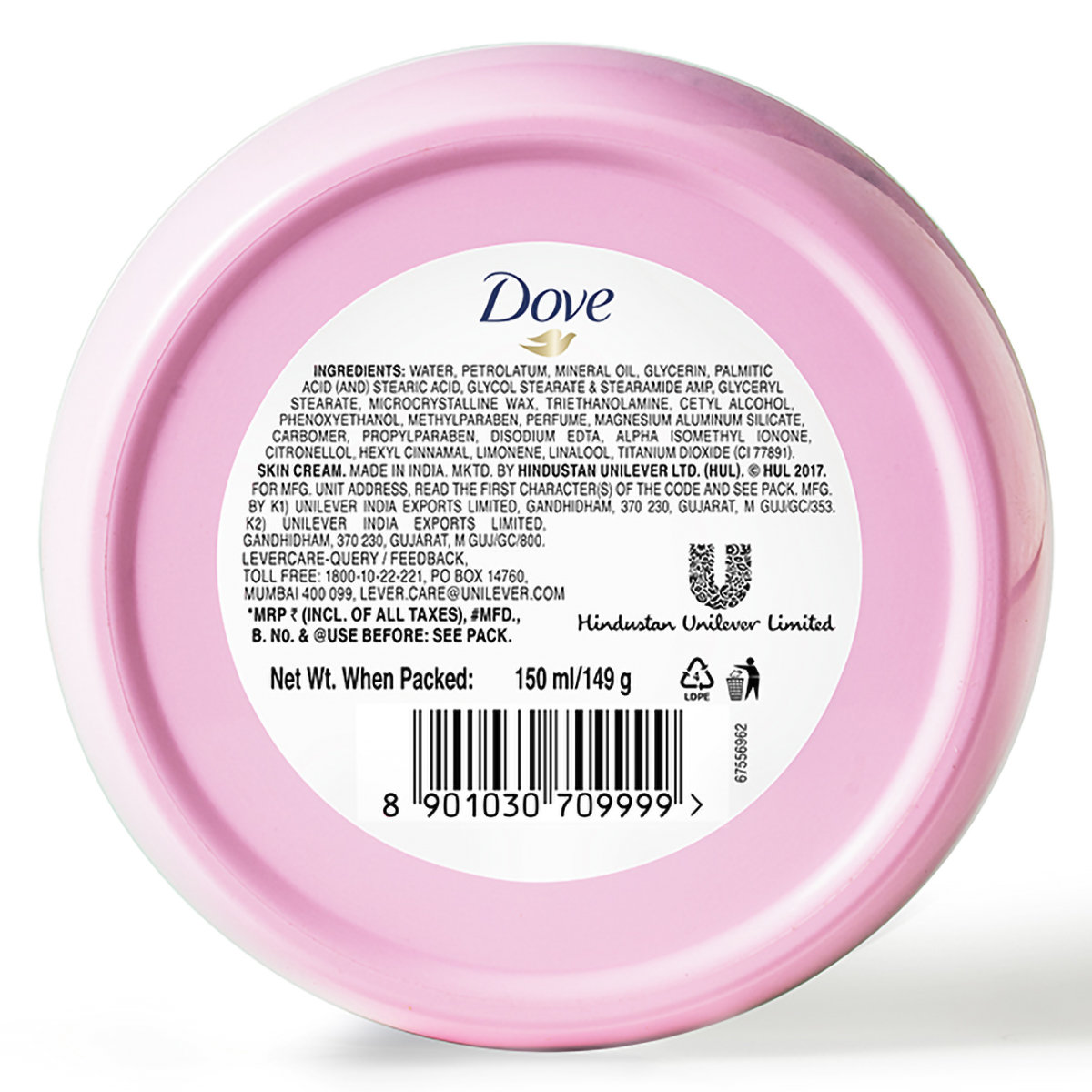 Dove Deep Moisturisation Cream 150 ml | Moisturises Skin, Pack of 1 Dove Deep Moisturisation Cream 150 ml | Moisturises Skin, Pack of 1