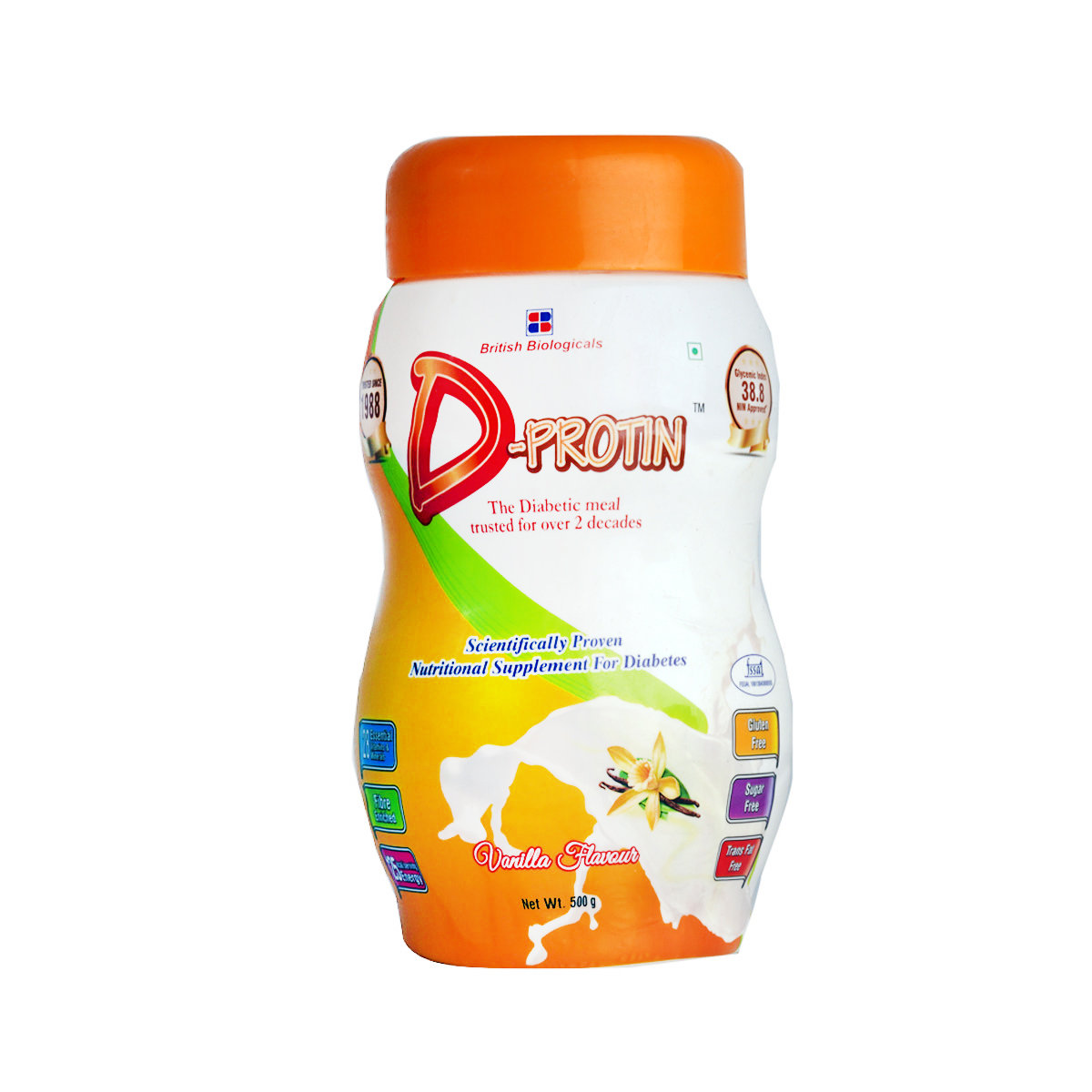 D Protin Vanilla Flavour Powder, 500 gm, Pack of 1 D Protin Vanilla Flavour Powder, 500 gm, Pack of 1