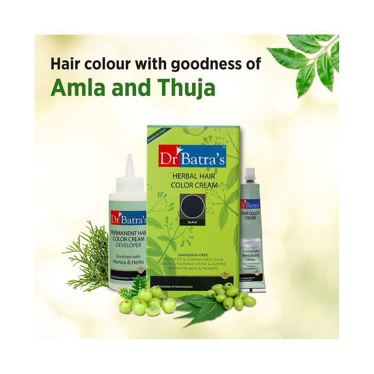 Dr Batra's Herbal Hair Color Cream, 130 gm, Pack of 1 Dr Batra's Herbal Hair Color Cream, 130 gm, Pack of 1