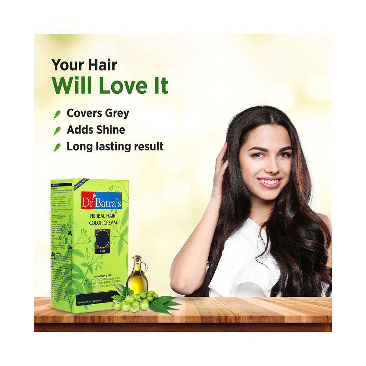 Dr Batra's Herbal Hair Color Cream, 130 gm, Pack of 1 Dr Batra's Herbal Hair Color Cream, 130 gm, Pack of 1