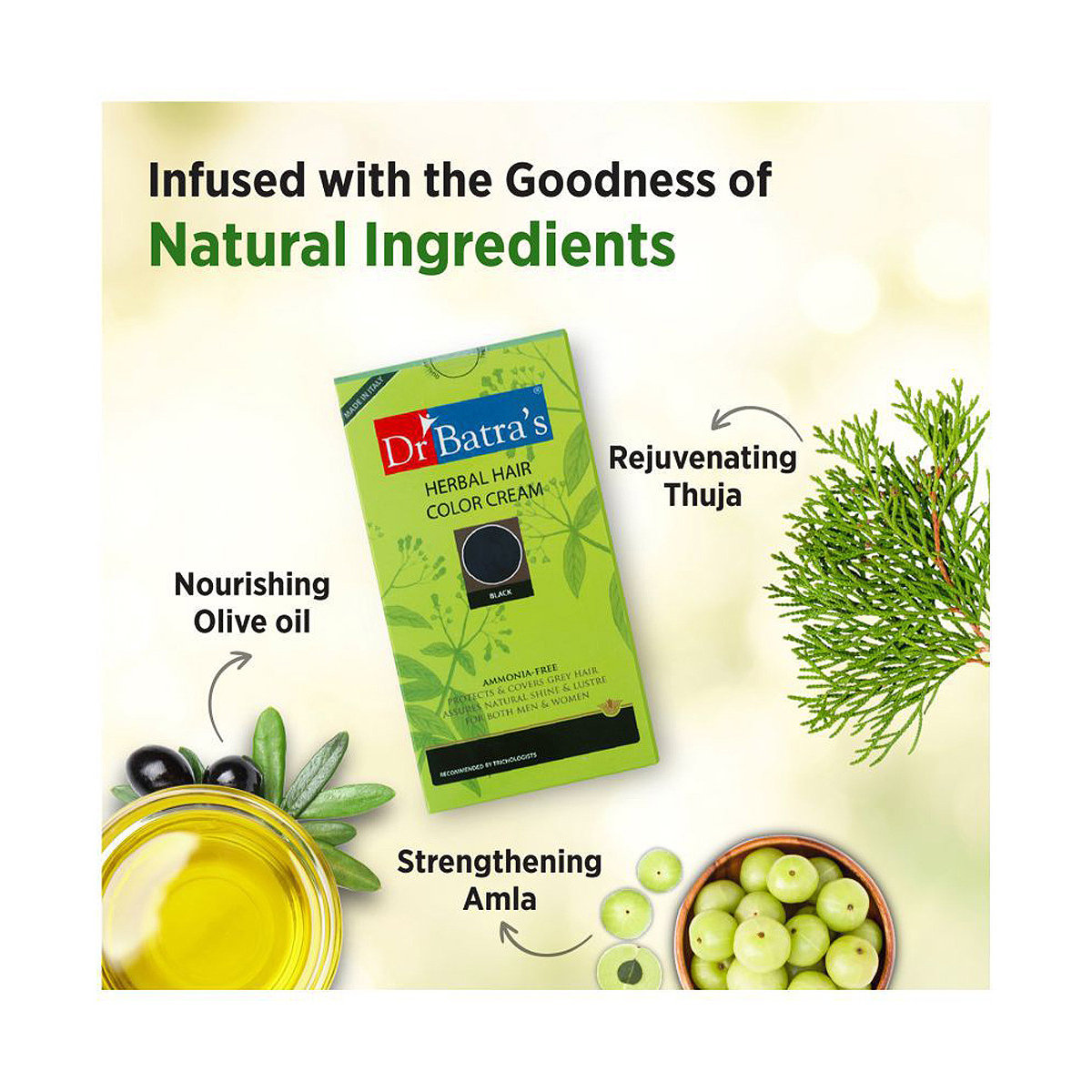 Dr Batra's Herbal Hair Color Cream, 130 gm, Pack of 1 Dr Batra's Herbal Hair Color Cream, 130 gm, Pack of 1