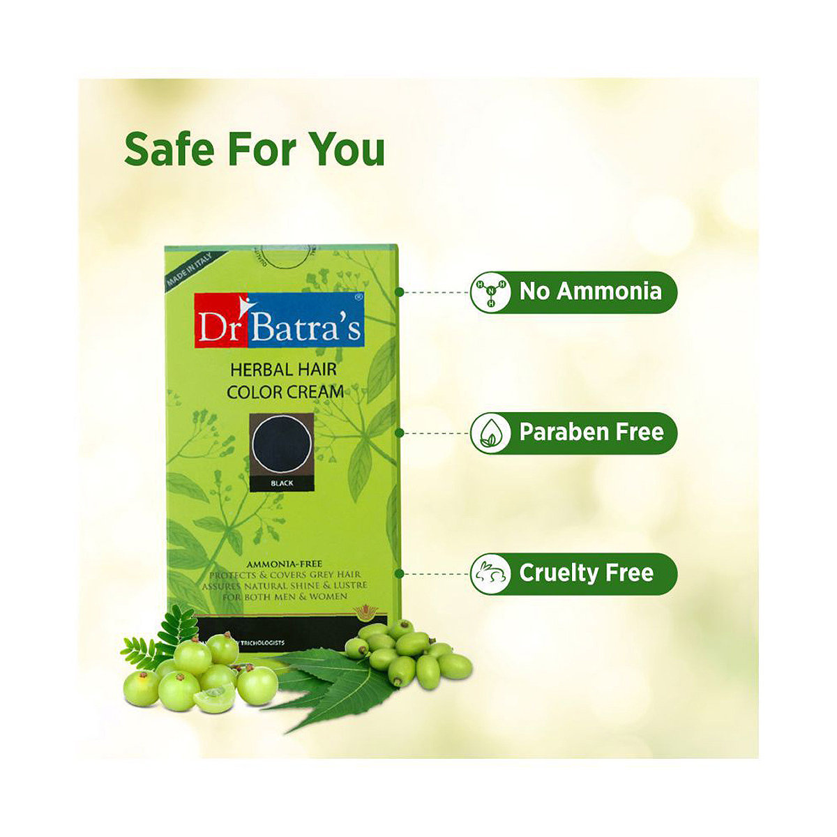 Dr Batra's Herbal Hair Color Cream, 130 gm, Pack of 1 Dr Batra's Herbal Hair Color Cream, 130 gm, Pack of 1
