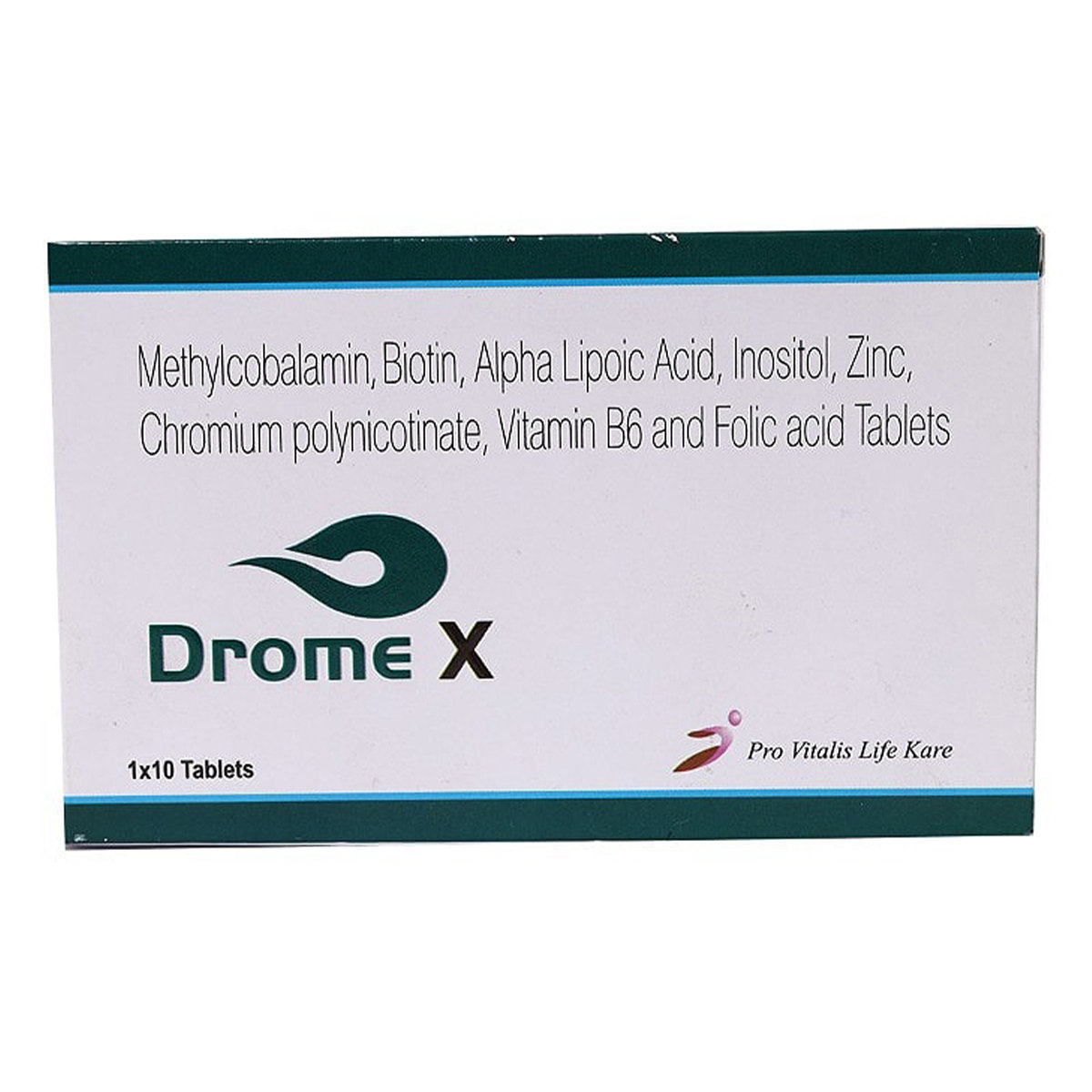 Drome X Tablet 10's, Pack of 10 Drome X Tablet 10's, Pack of 10