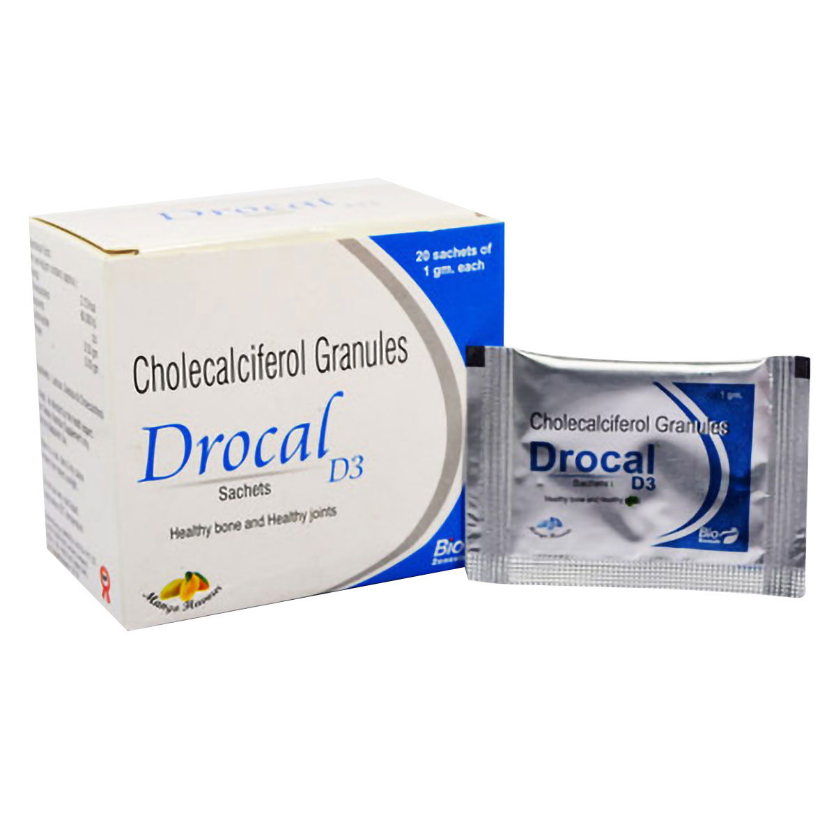 Drocal D3 1 Gm Sachet, Pack of 1 Powder Drocal D3 1 Gm Sachet, Pack of 1 Powder
