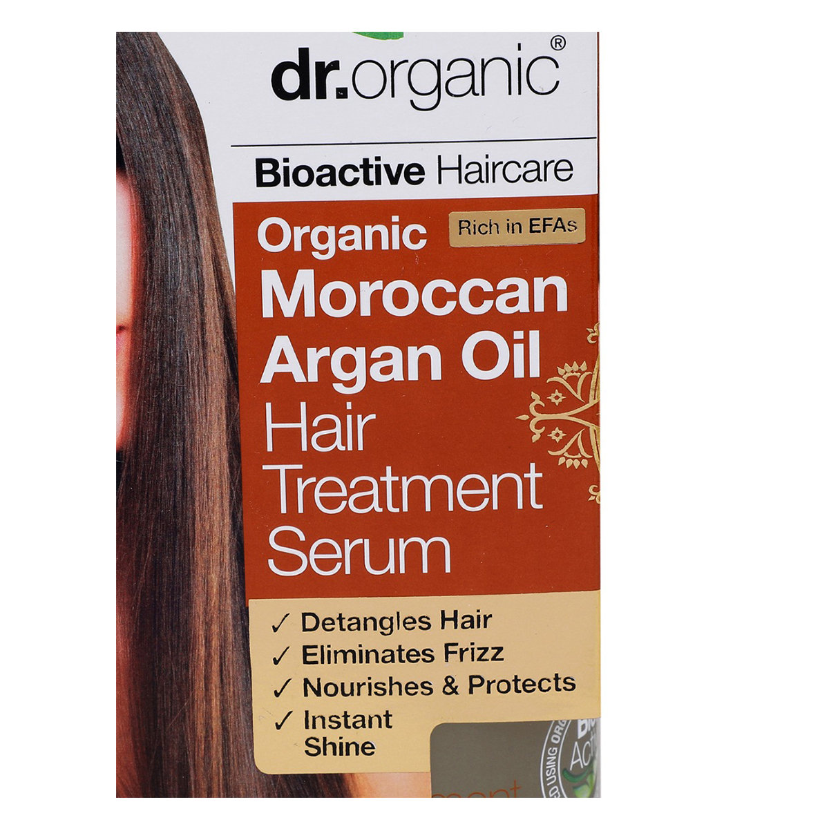Dr. Organic Moroccan Argan Oil Hair Treatment Serum, 100 ml, Pack of 1 Dr. Organic Moroccan Argan Oil Hair Treatment Serum, 100 ml, Pack of 1
