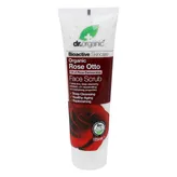 dr.organic Rose Otto Face Scrub, 125 ml, Pack of 1