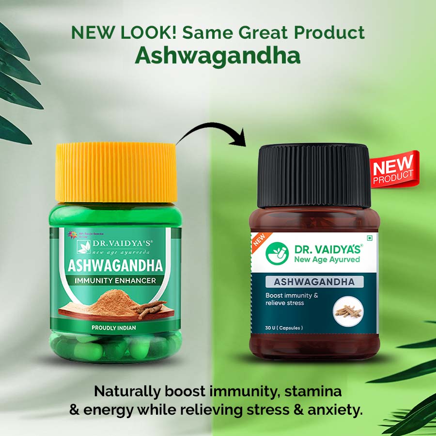 Dr. Vaidya's Ashwagandha Immunity Enhancer, 60 Capsules (2 x 30 Capsules), Pack of 1 Dr. Vaidya's Ashwagandha Immunity Enhancer, 60 Capsules (2 x 30 Capsules), Pack of 1
