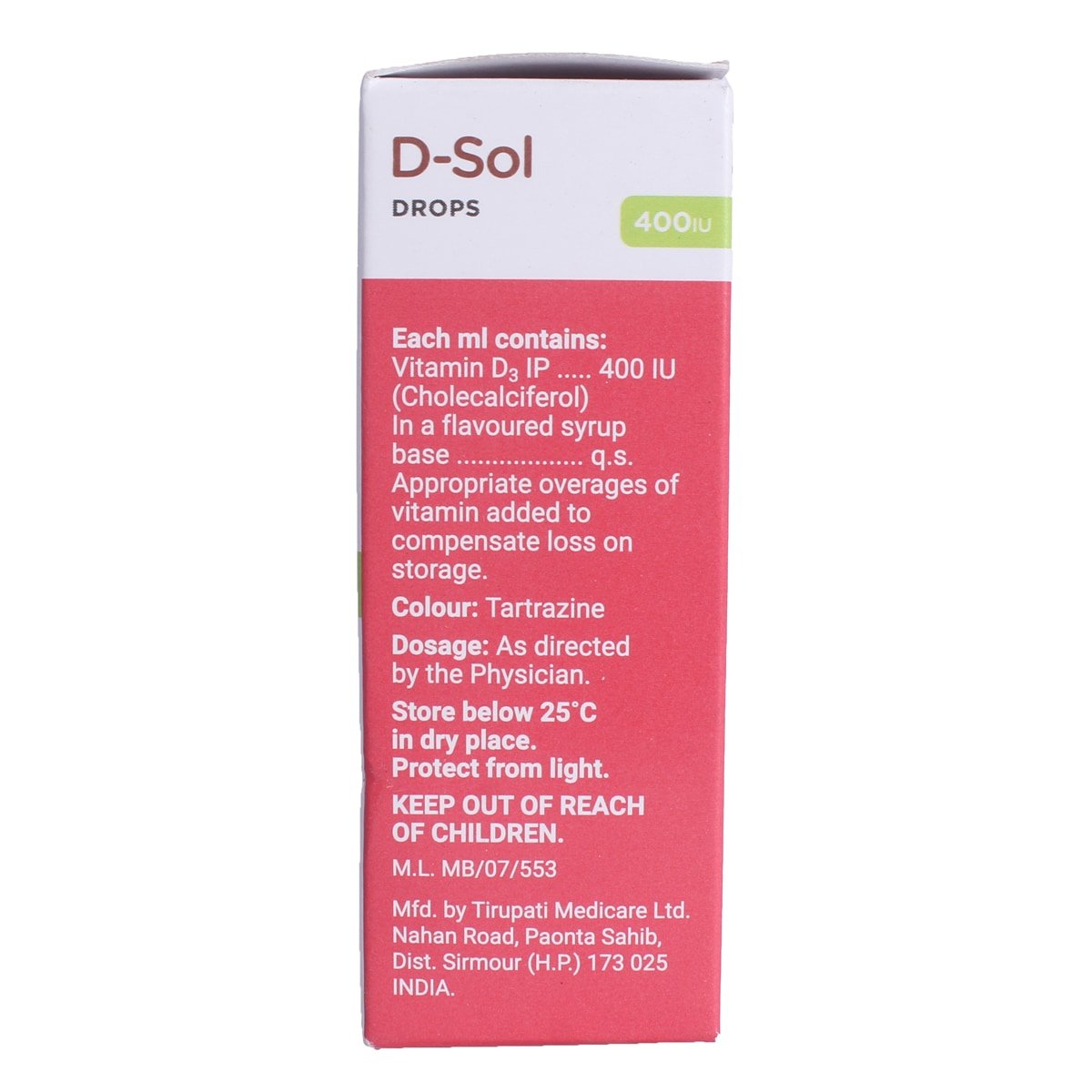 D Sol Drops 30 ml, Pack of 1 D Sol Drops 30 ml, Pack of 1