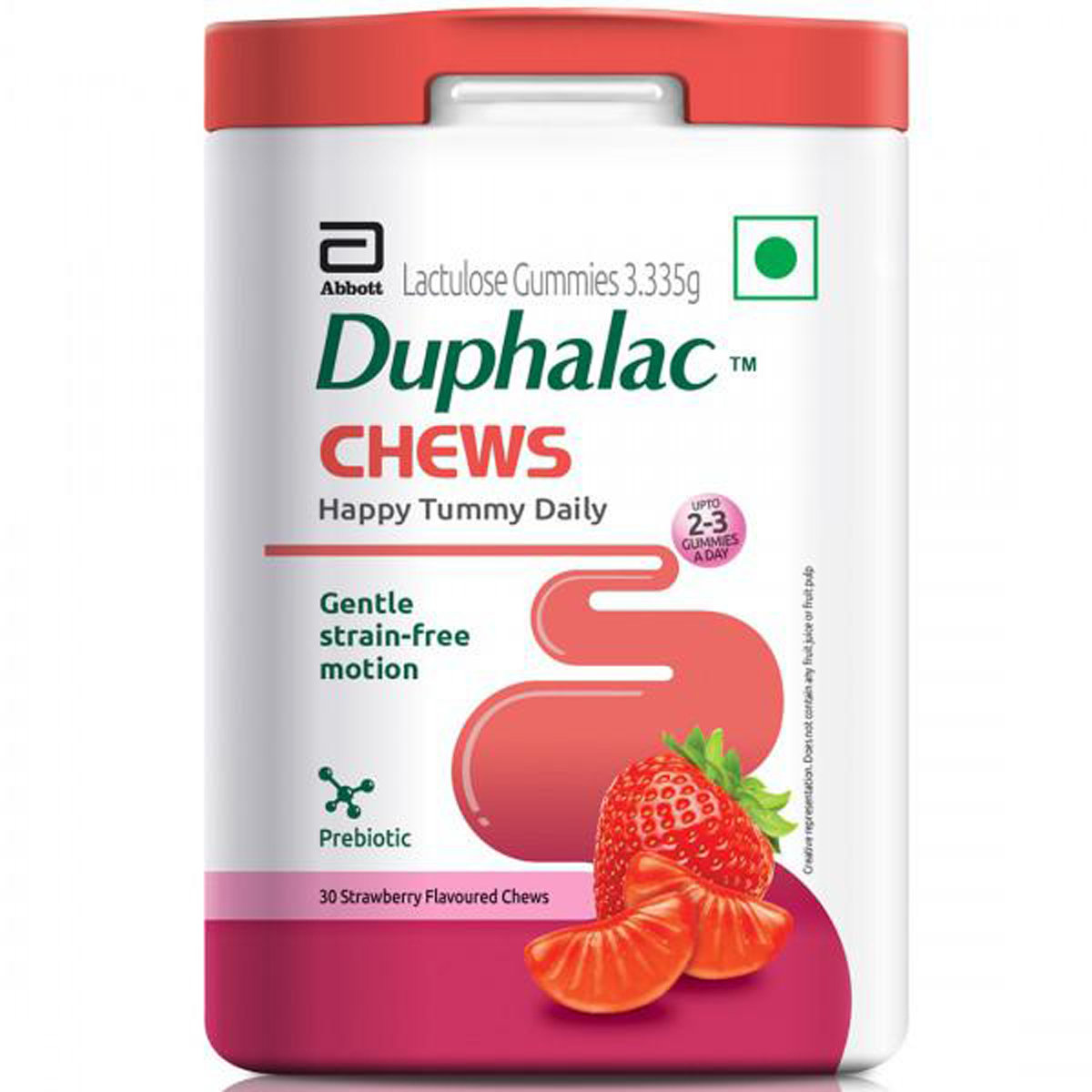 Duphalac Chews Strawberry Chewable Gummies 30's, Pack of 1 Duphalac Chews Strawberry Chewable Gummies 30's, Pack of 1