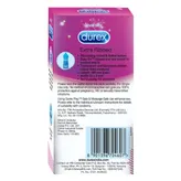 Durex Extra Ribbed Condoms, 10 Count, Pack of 1
