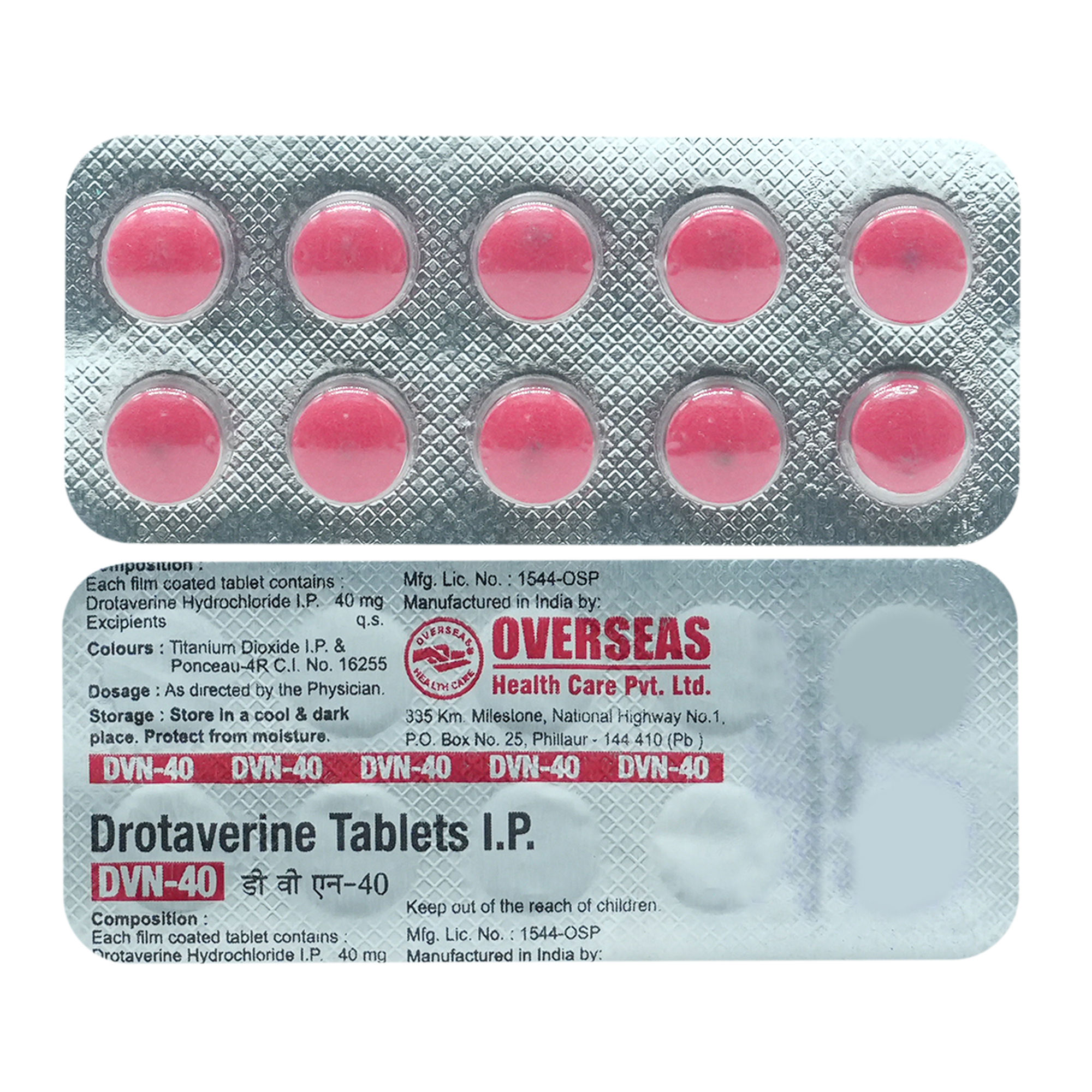 Buy DVN 40MG TABLET Online