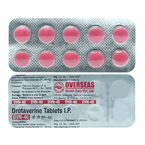 DVN 40MG TABLET, Pack of 10 TABLETS