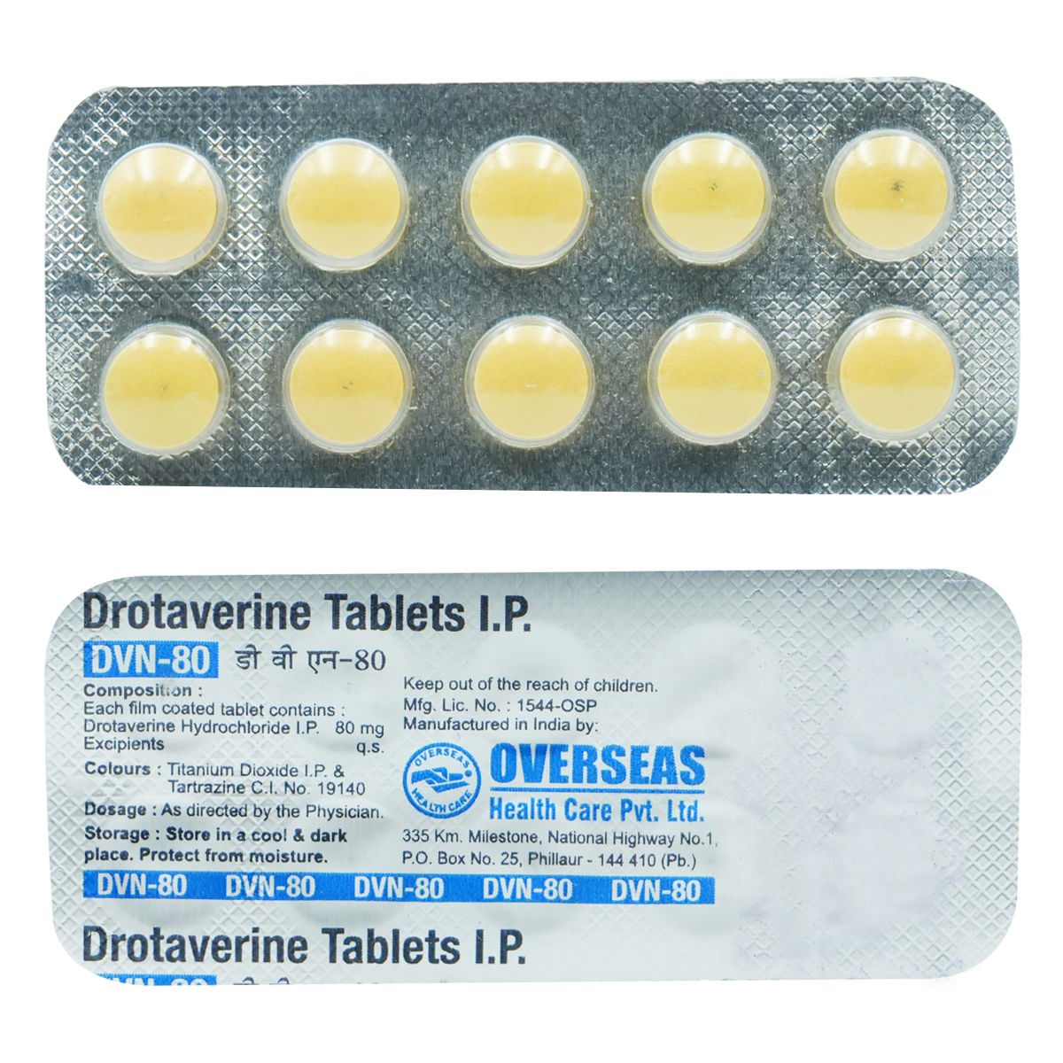 Buy DVN-80 Tablet 10's Online