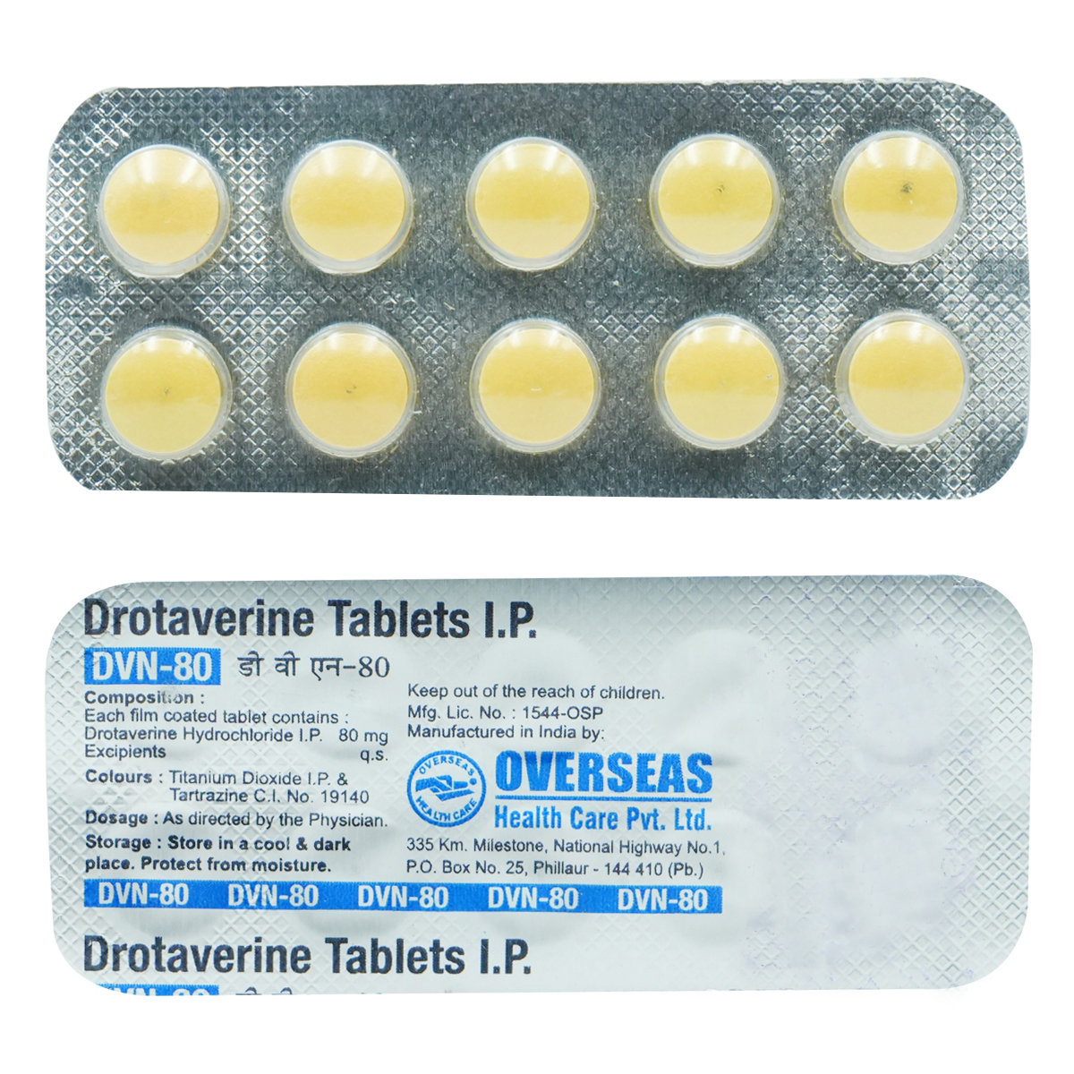 DVN-80 Tablet 10's, Pack of 10 TABLETS DVN-80 Tablet 10's, Pack of 10 TABLETS