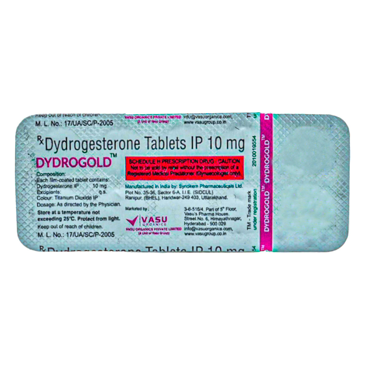 Dydrogold Tablet 10's, Pack of 10 TABLETS Dydrogold Tablet 10's, Pack of 10 TABLETS