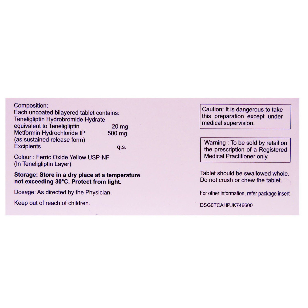 Dynaglipt-M Tablet 10's, Pack of 10 TABLETS Dynaglipt-M Tablet 10's, Pack of 10 TABLETS