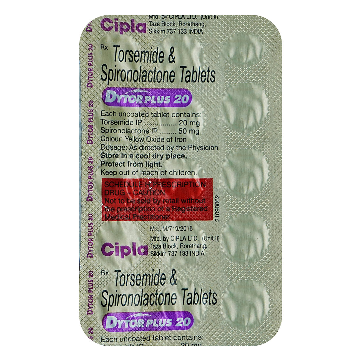 Buy Dytor Plus 20 Tablet 15's Online