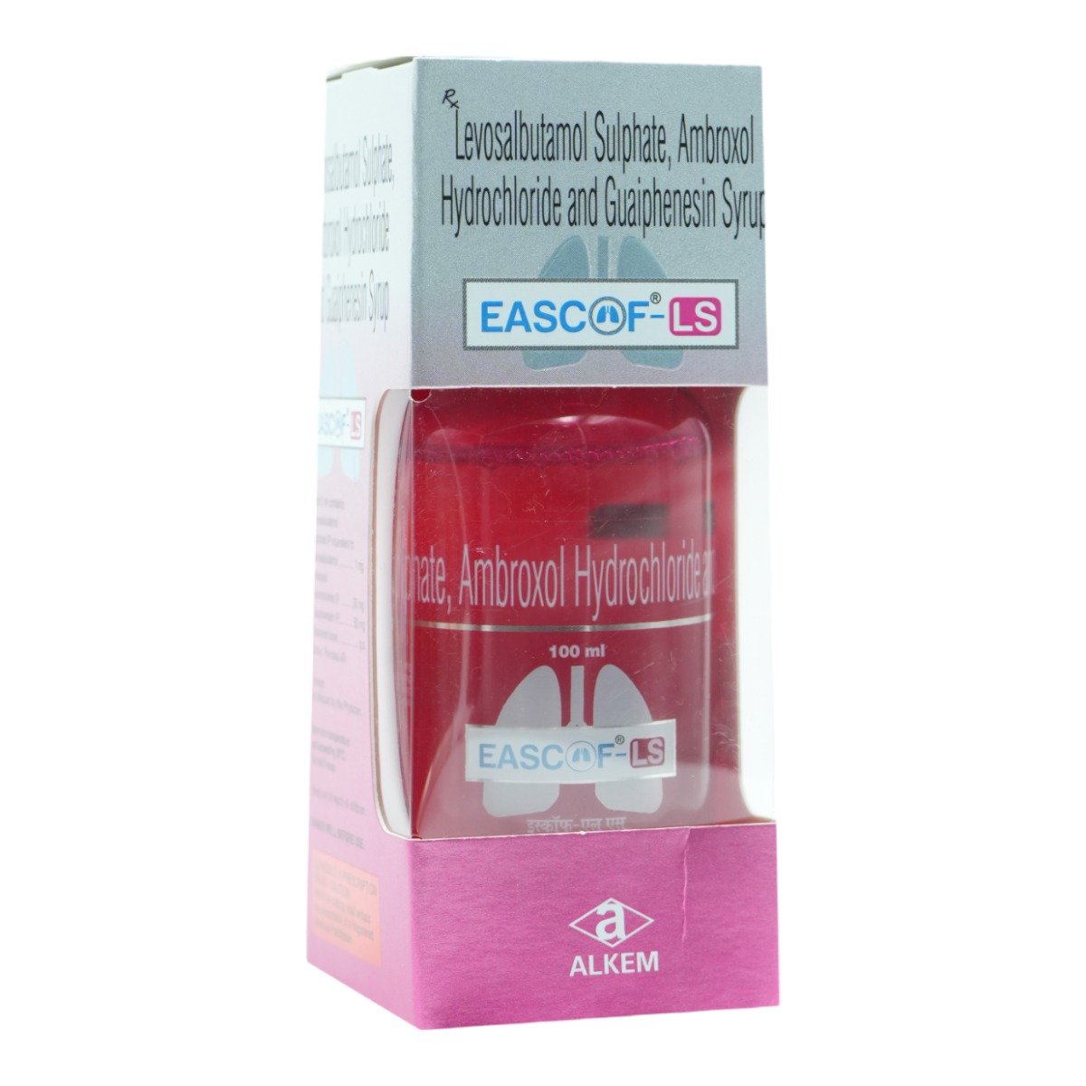 Eascof-LS Sugar Free Strawberry Raspberry Menthol Syrup 100 ml, Pack of 1 SYRUP Eascof-LS Sugar Free Strawberry Raspberry Menthol Syrup 100 ml, Pack of 1 SYRUP