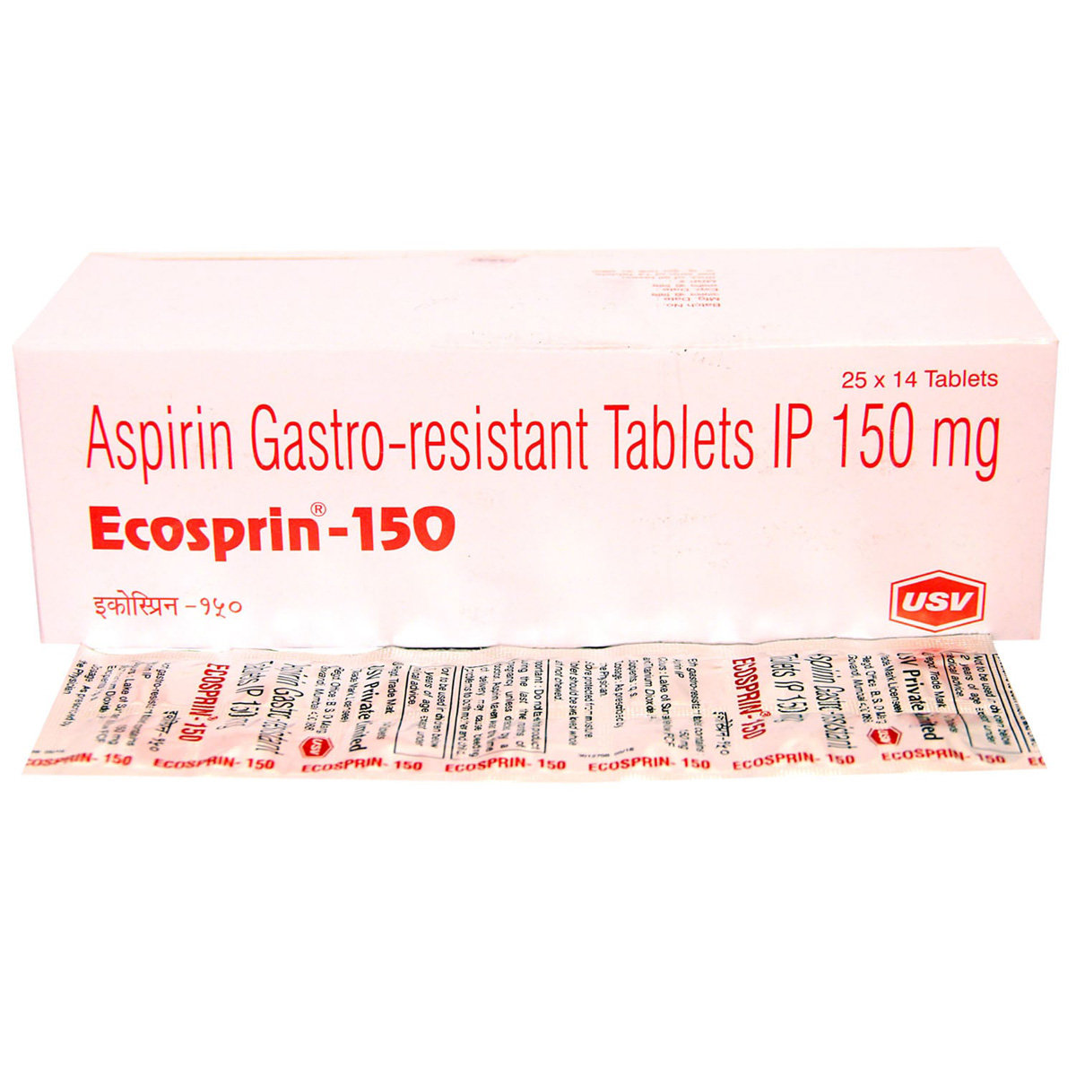 Ecosprin-150 Tablet 14's, Pack of 14 TABLETS Ecosprin-150 Tablet 14's, Pack of 14 TABLETS
